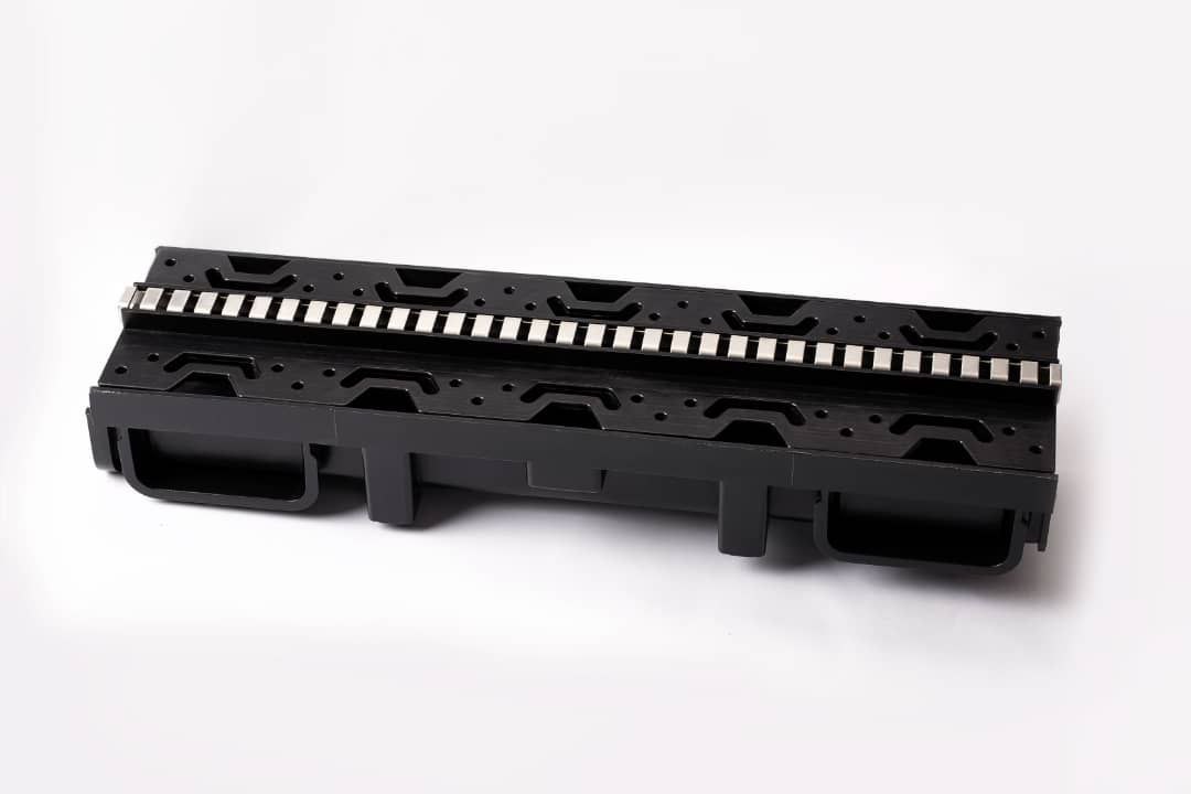 گاتر گریل اسلیم لاین عرض 13cm با دریچه استیل