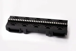 گاتر گریل اسلیم لاین عرض 13cm با دریچه استیل